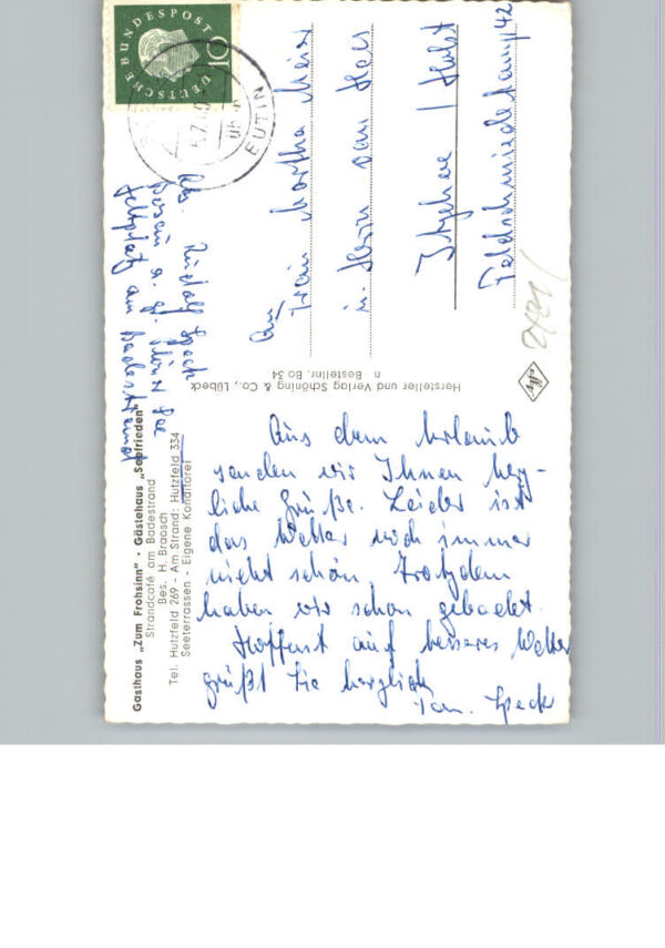 Hutzfeld Gasthaus z. Frohsinn – Bild 2