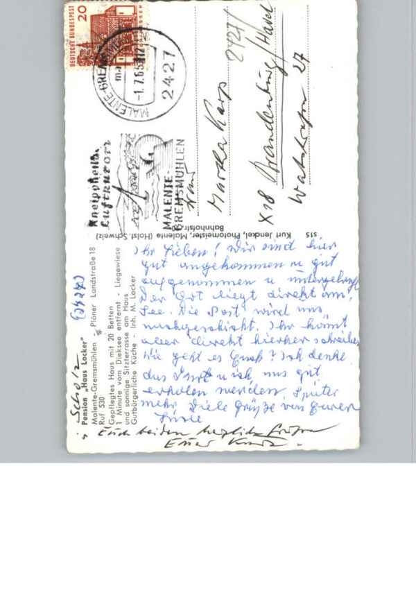 Malente-Gremsmuehlen Pension Haus Locker – Bild 2