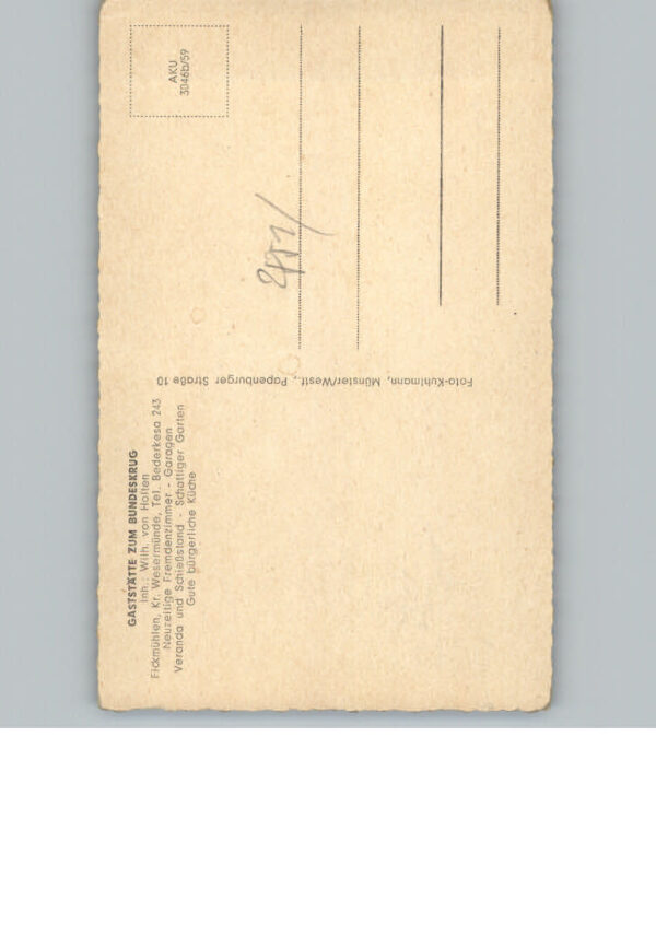 Bremerhaven Gaststaette z. Bundeskrug – Bild 2