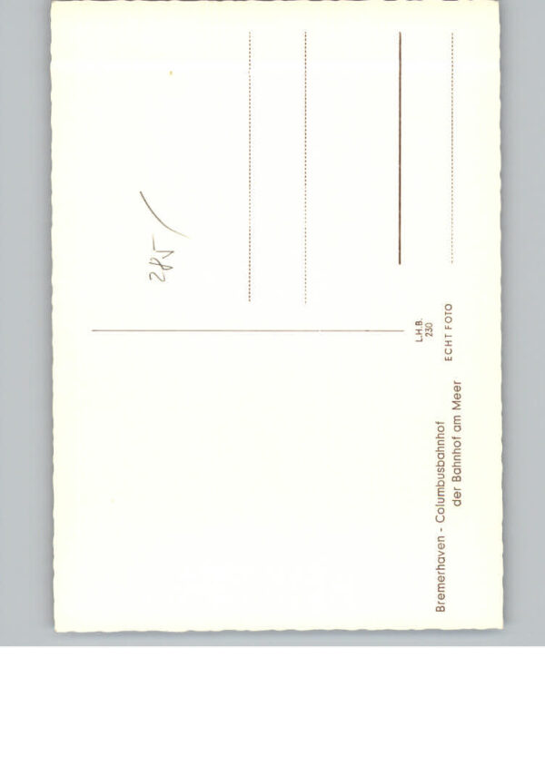 Bremerhaven Columbusbanhof – Bild 2