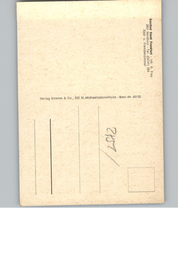 Nordholz Bremerhaven Gasthof Stadt Frankfurt – Bild 2