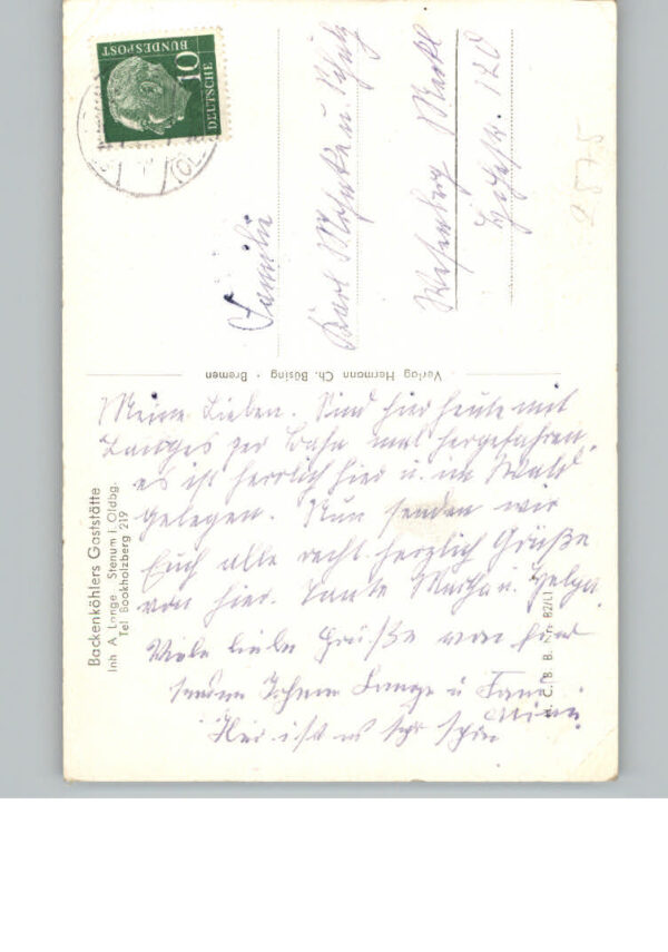Stenum Gaststaette Backenkoehlers – Bild 2
