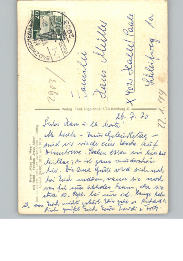 Bad  Zwischenahn Hotel Haus am Meer – Bild 2