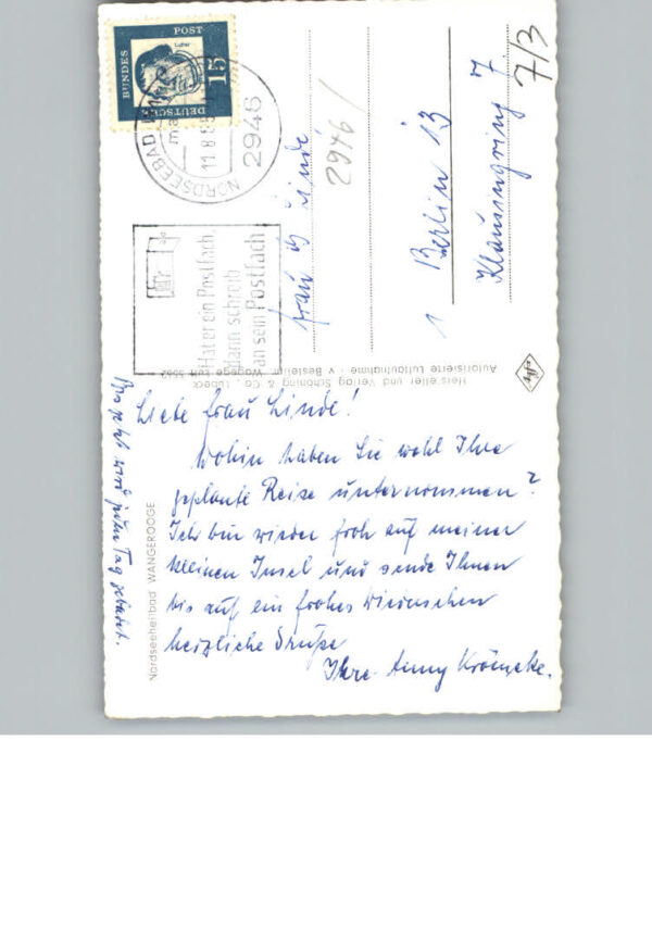 Wangerooge Nordseebad Luftaufnahme – Bild 2