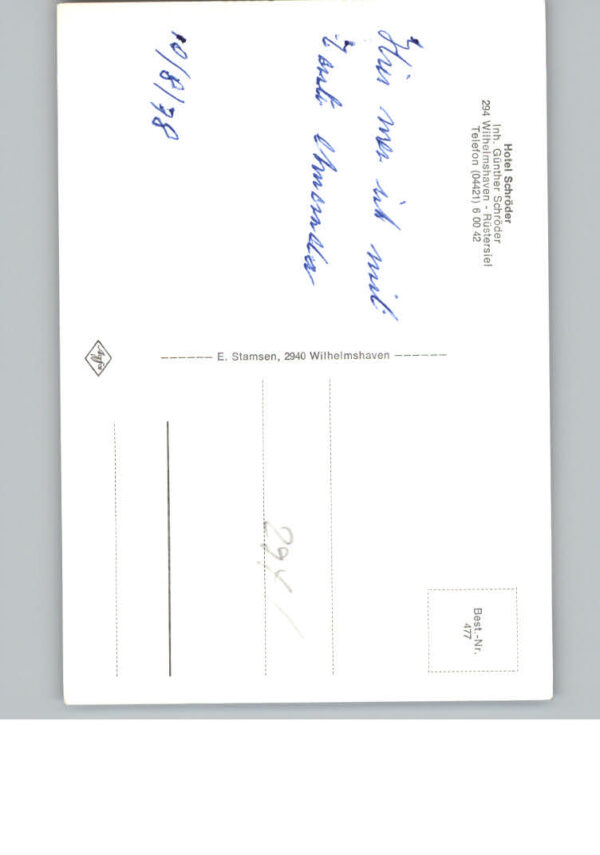 Wilhelmshaven Hotel Schroeder – Bild 2