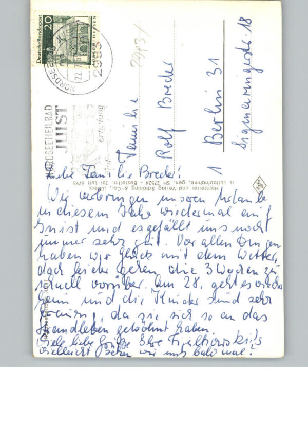 Juist Nordseebad Luftaufnahme – Bild 2