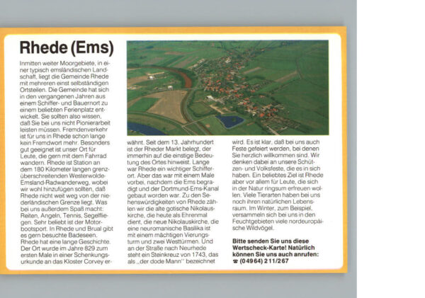 Rhede Ems Luftaufnahme