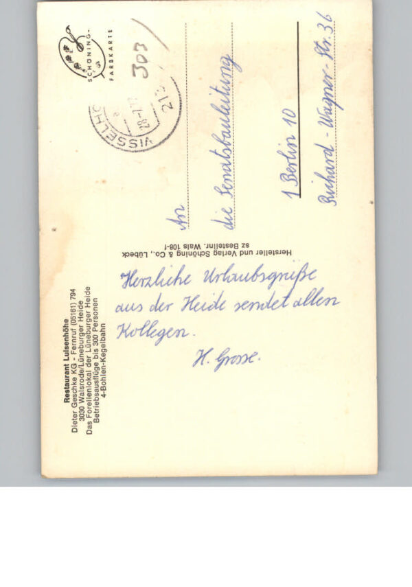 Walsrode Lueneburger Heide Restaurant Luisenhoehe – Bild 2