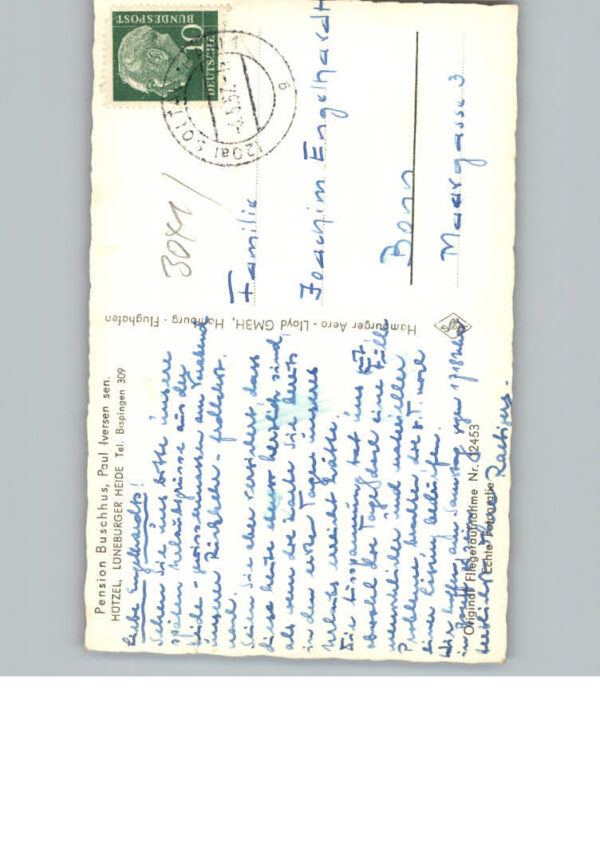Huetzel Luftaufnahme Pension Buschhus – Bild 2