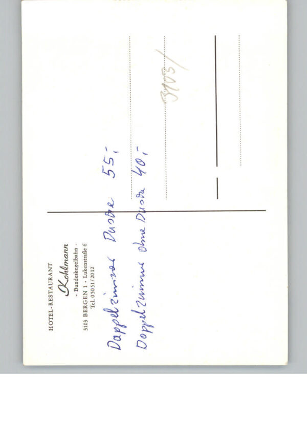 Bergen Celle Hotel Kohlmann – Bild 2