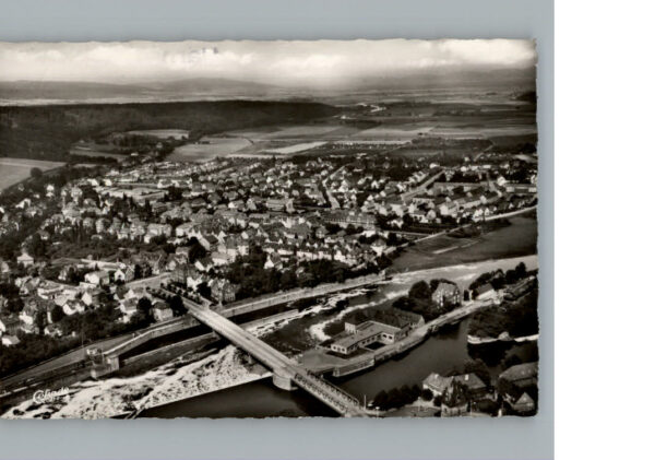 Hameln Weser Luftaufnahme