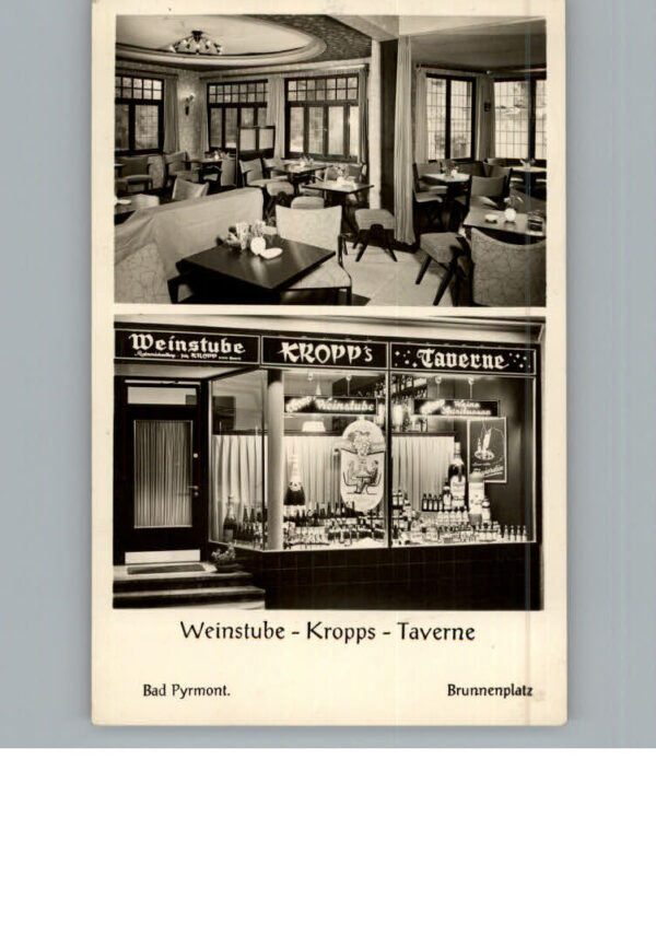 Bad  Pyrmont Weinstube Kropp