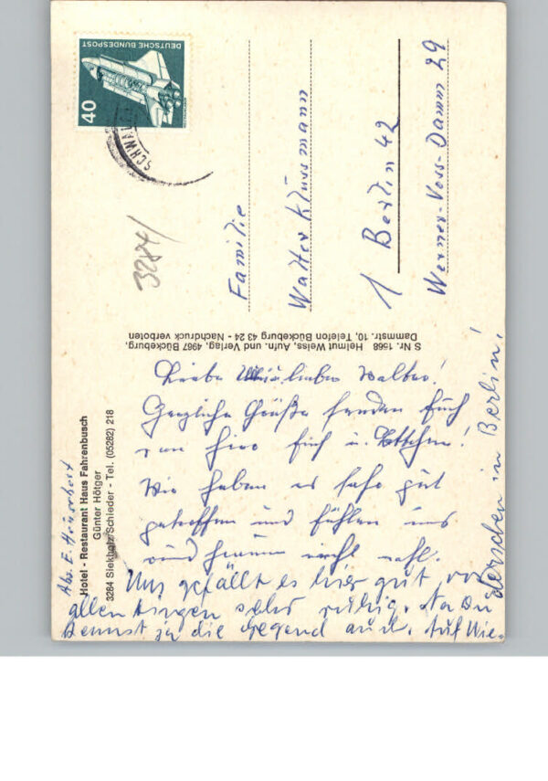 Siekholz Hotel Haus Fahrenbusch – Bild 2