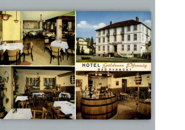 Bad  Pyrmont Hotel - Restaurant - Cafe Gueldener Pfennig