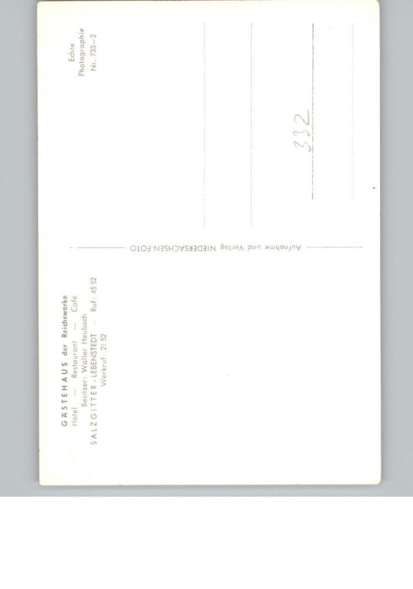 Lebenstedt Gaestehaus der Reichswerke – Bild 2