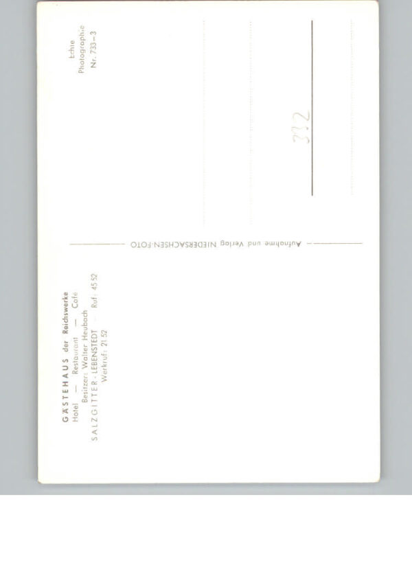 Lebenstedt Gaestehaus der Reichswerke – Bild 2