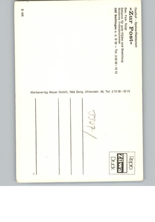 Berklingen Gasthof Zur Post – Bild 2