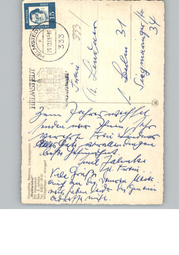 Helmstedt Gaststaette - Pension Waldwinkel – Bild 2