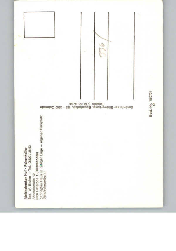 Riefensbeek Gasthof Felsenkeller – Bild 2