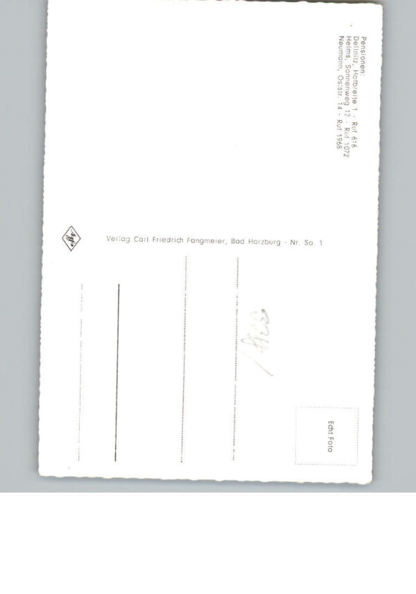 Bad Harzburg diverse Pensionen – Bild 2