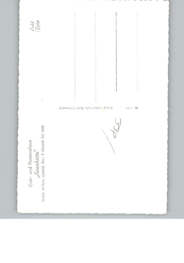 Goslar Cafe und Pension Sennhuette – Bild 2