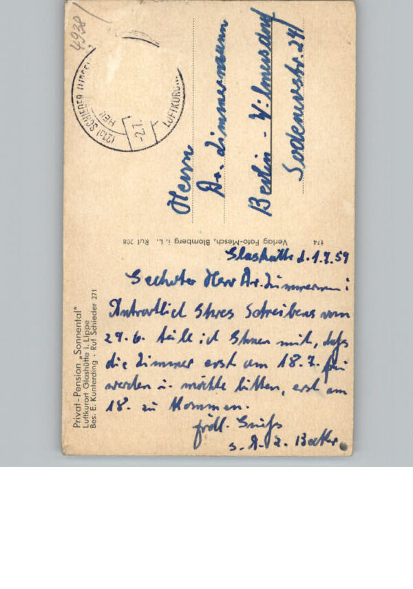 Glashuette Pension Sonnental – Bild 2