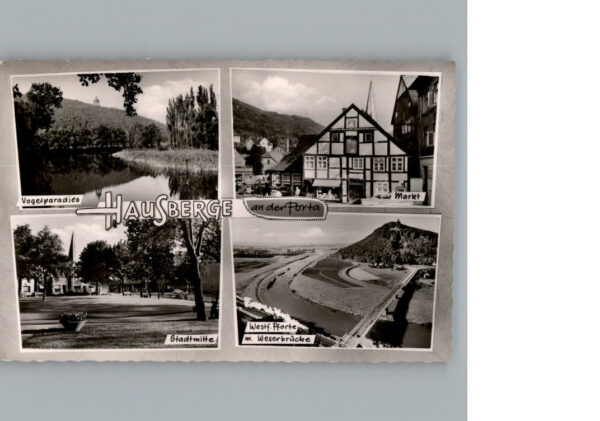 Hausberge Luftaufnahme