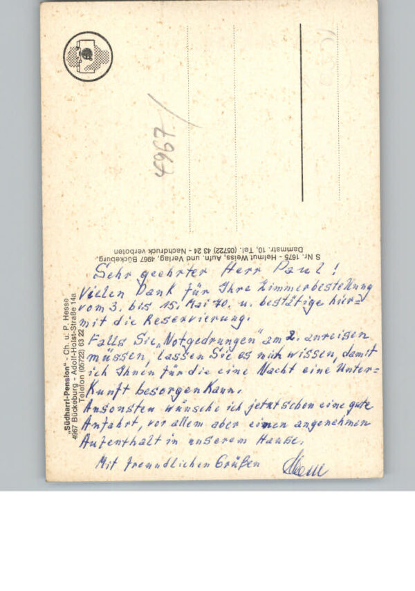 Bueckeburg Pension Suedharrl – Bild 2