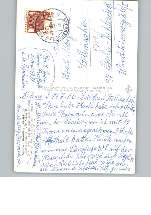 Dehme Pension - Gaststaette Weserblick – Bild 2