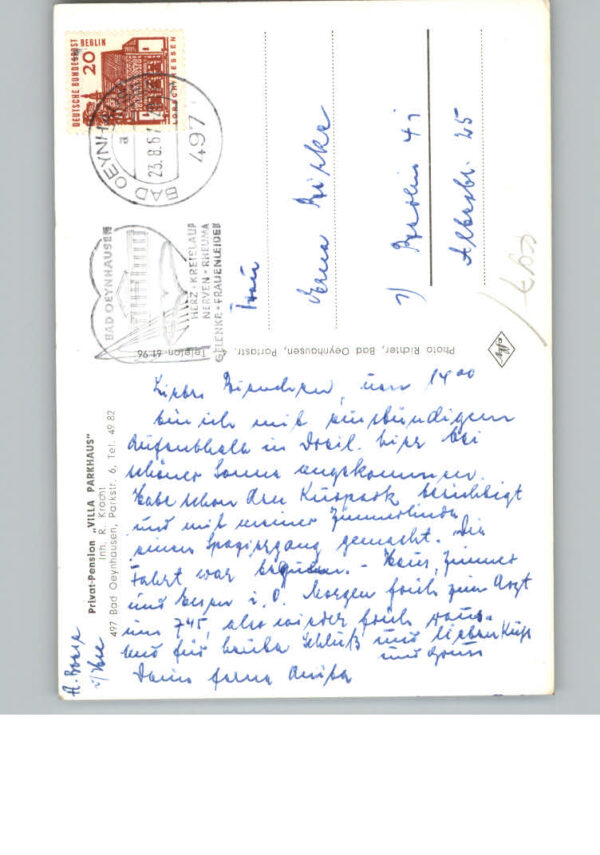 Bad  Oeynhausen Pension Villa Parkhaus – Bild 2