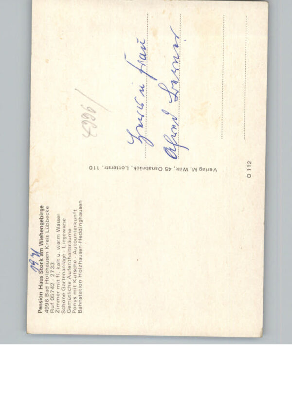 Holzhausen Luebbecke Pension Haus Stork – Bild 2