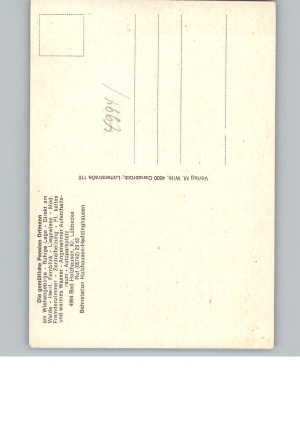 Holzhausen Luebbecke Pension Ortmann – Bild 2