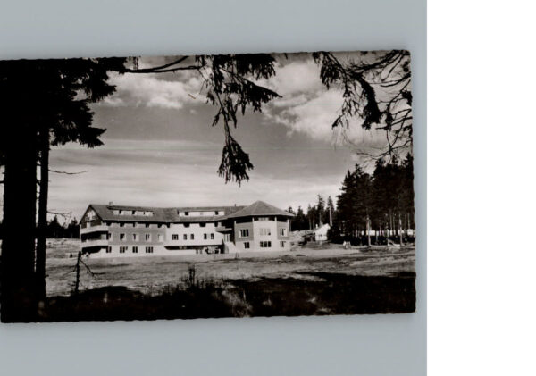 Torfhaus Harz Jugendherberge Gustav Bratke