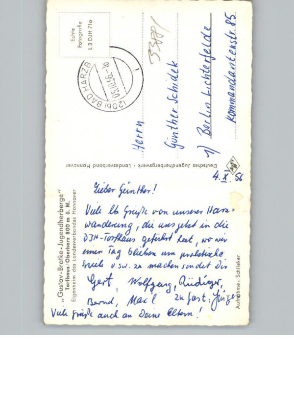 Torfhaus Harz Jugendgerberge Gustav Bratke – Bild 2