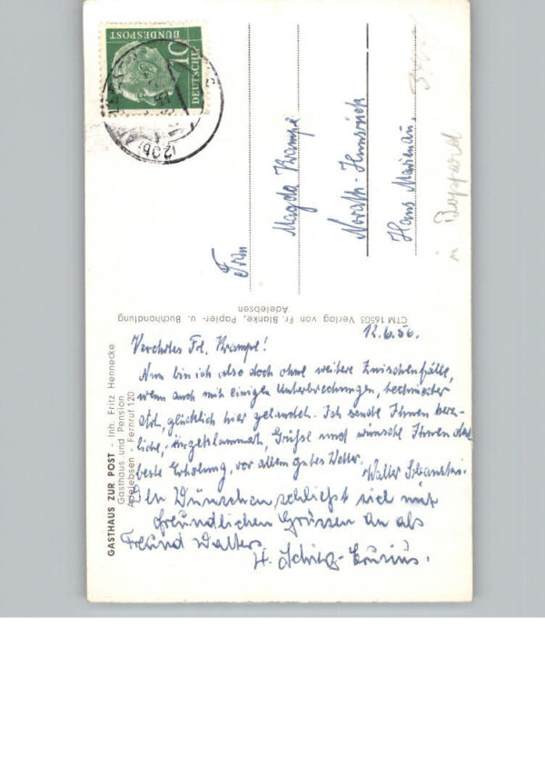 Adelebsen Gasthaus - Pension Zur Post – Bild 2