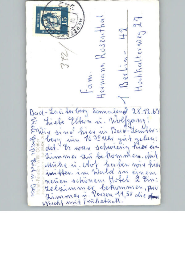 Bad Lauterberg Pension - Hotel St. Hubertusklause – Bild 2