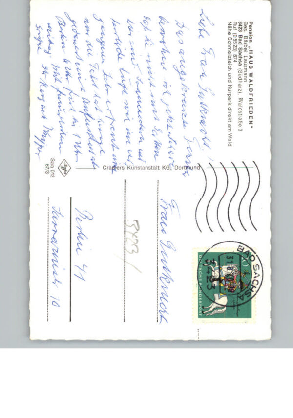 Bad Sachsa Harz Pension Haus Waldfrieden – Bild 2