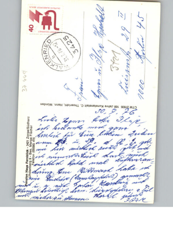 Zorge Pension Haus Fernblick – Bild 2