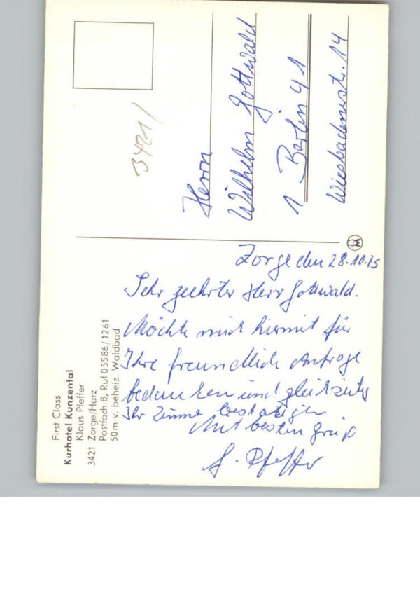 Zorge Hotel Kunzental – Bild 2