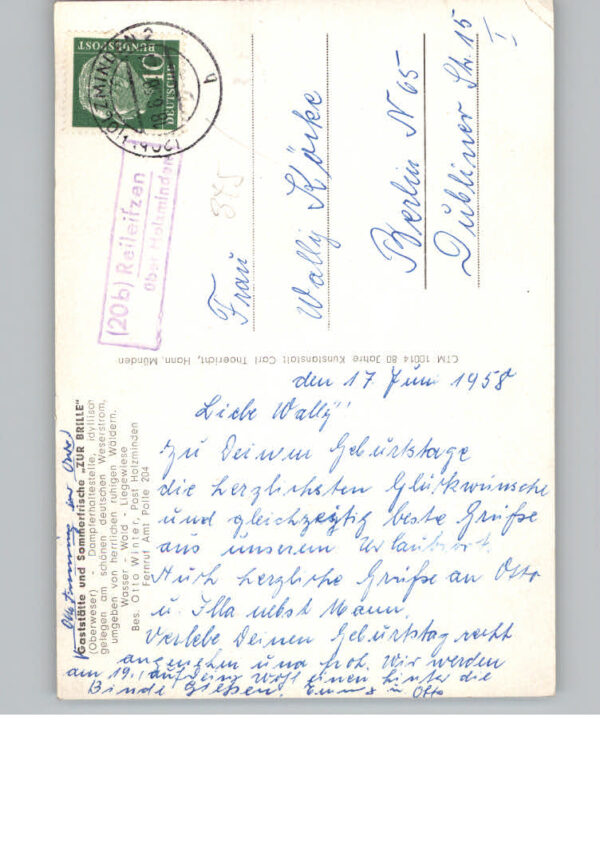 Holzminden Weser Gaststaette zur Brille – Bild 2