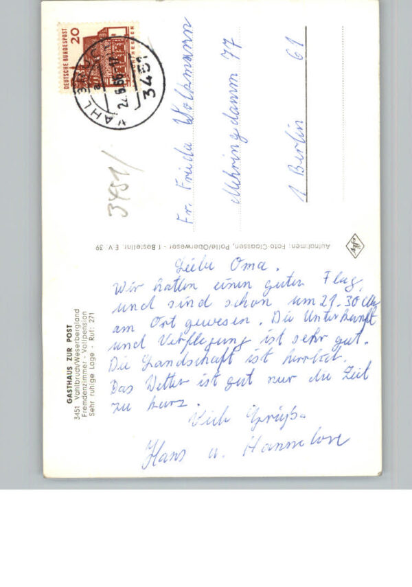 Vahlbruch Gasthaus zur Post – Bild 2