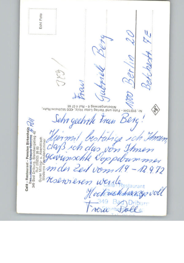 Bad  Driburg Cafe Birkenhain – Bild 2