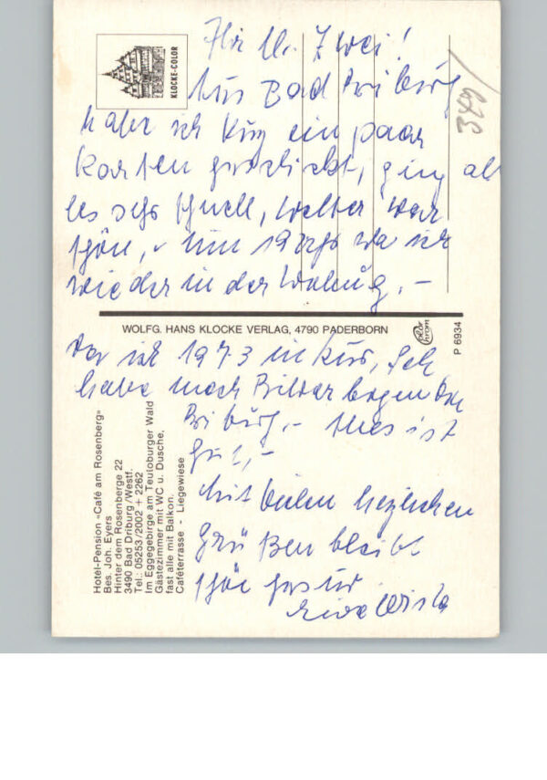 Bad  Driburg Hotel Cafe am Rosenberg – Bild 2
