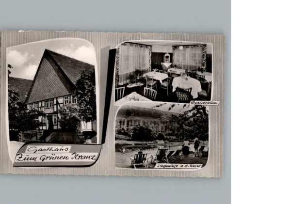 Wahmbeck Weserbergland Gasthaus zum gruenen Kranz