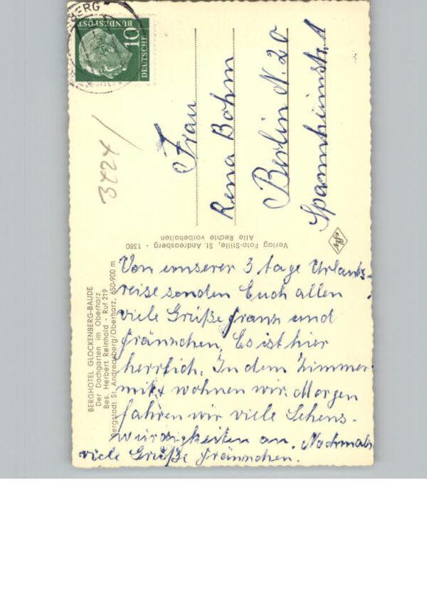 St Andreasberg Harz Berghotel Glockenberg – Bild 2