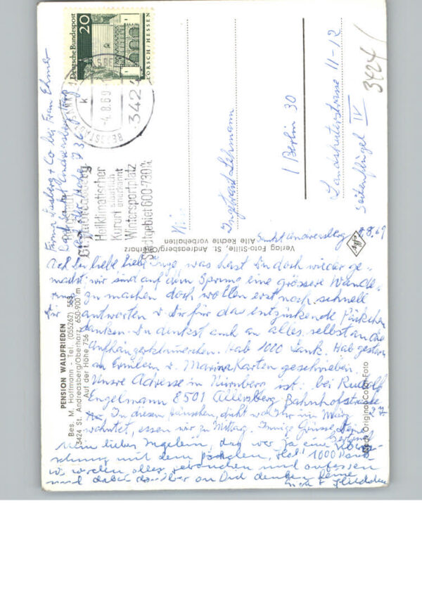 St Andreasberg Harz Pension Waldfrieden – Bild 2