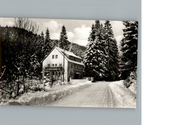 Bad Sachsa Harz Winterkarte Waldschaenke Steinatal