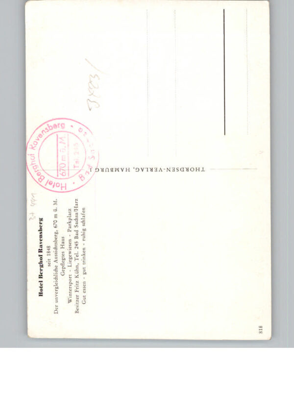 Bad Sachsa Harz Hotel Berghof Ravensberg – Bild 2