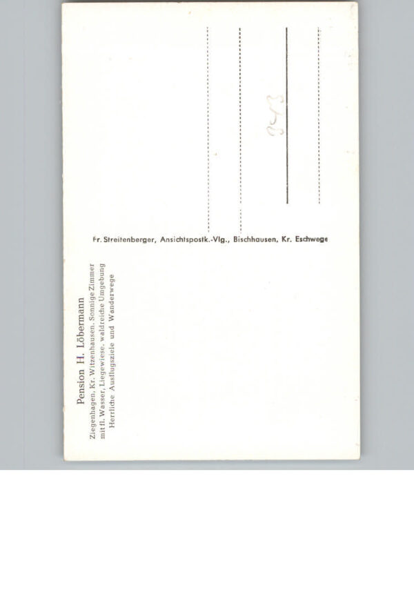 Ziegenhagen Witzenhausen Pension Loebermann – Bild 2