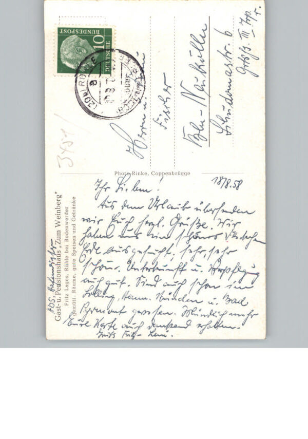 Ruehle Oberweser Pension zum Weinberg – Bild 2